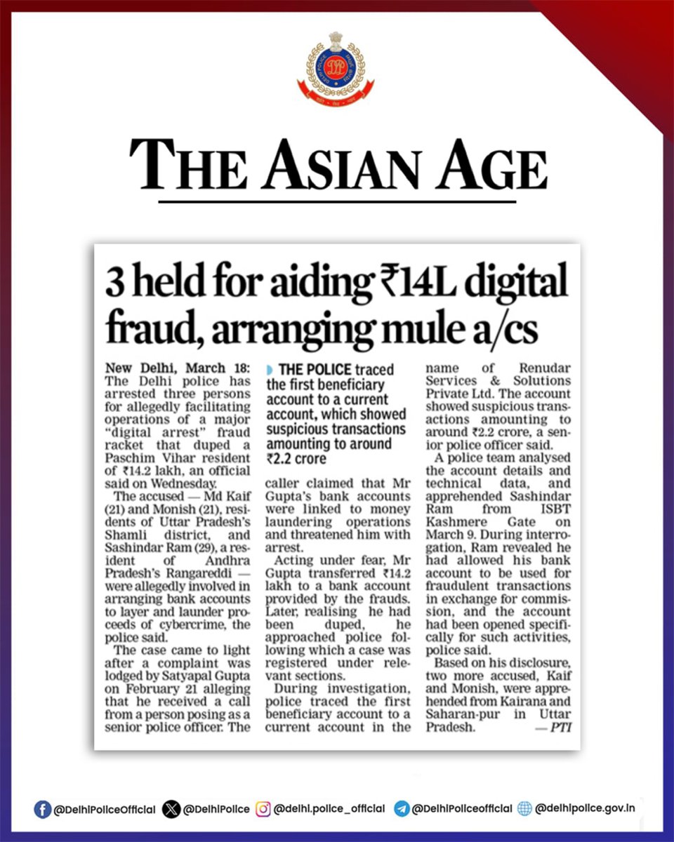 Delhi Police tweet media