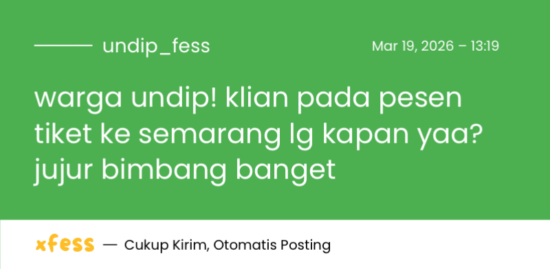 UNDIP MENFESS tweet media