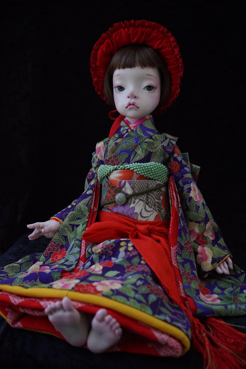 拗ね顔の「ぼたん」です(笑)。先日の教室で師匠に撮影してもらいました。撮影/吉田良