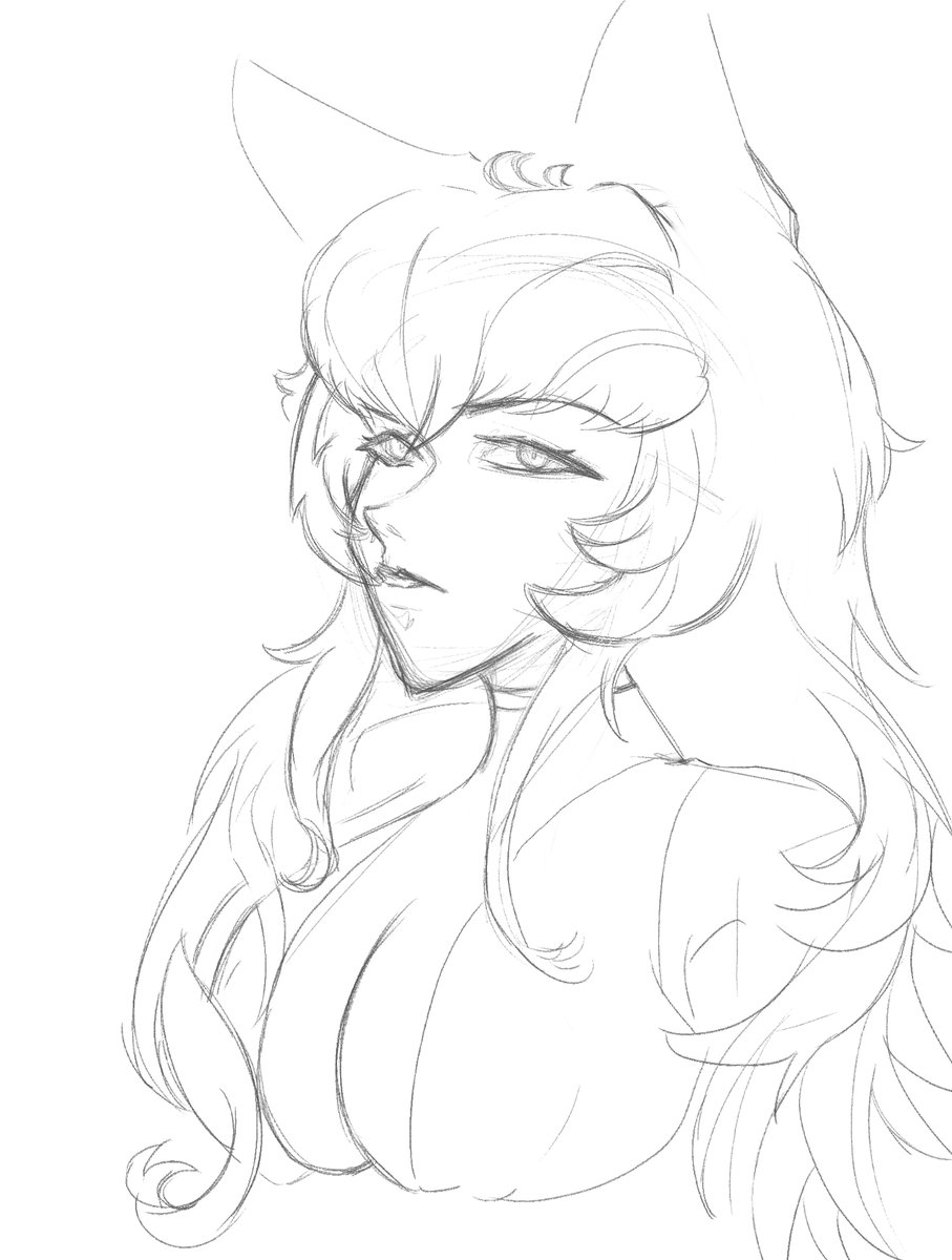 My Star Rail OC in the works. I'll post more details about her soon.🖤