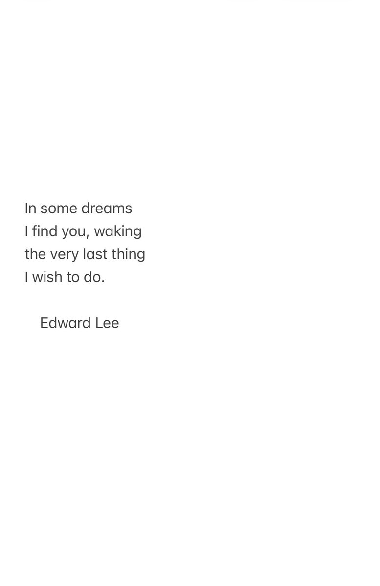 Edward Lee Poetry tweet media