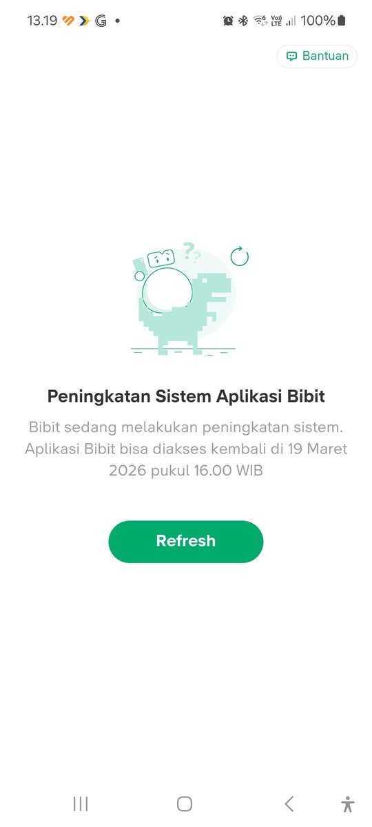 dediprast's tweet photo. @bibitid Ini serius min "Peningkatan sistem" mundur² mulu selesainya sampai lebih 24 jam down? Sistem kalian aman kan? Kok saya jadi khawatir ya https://t.co/7YFBadQSzq