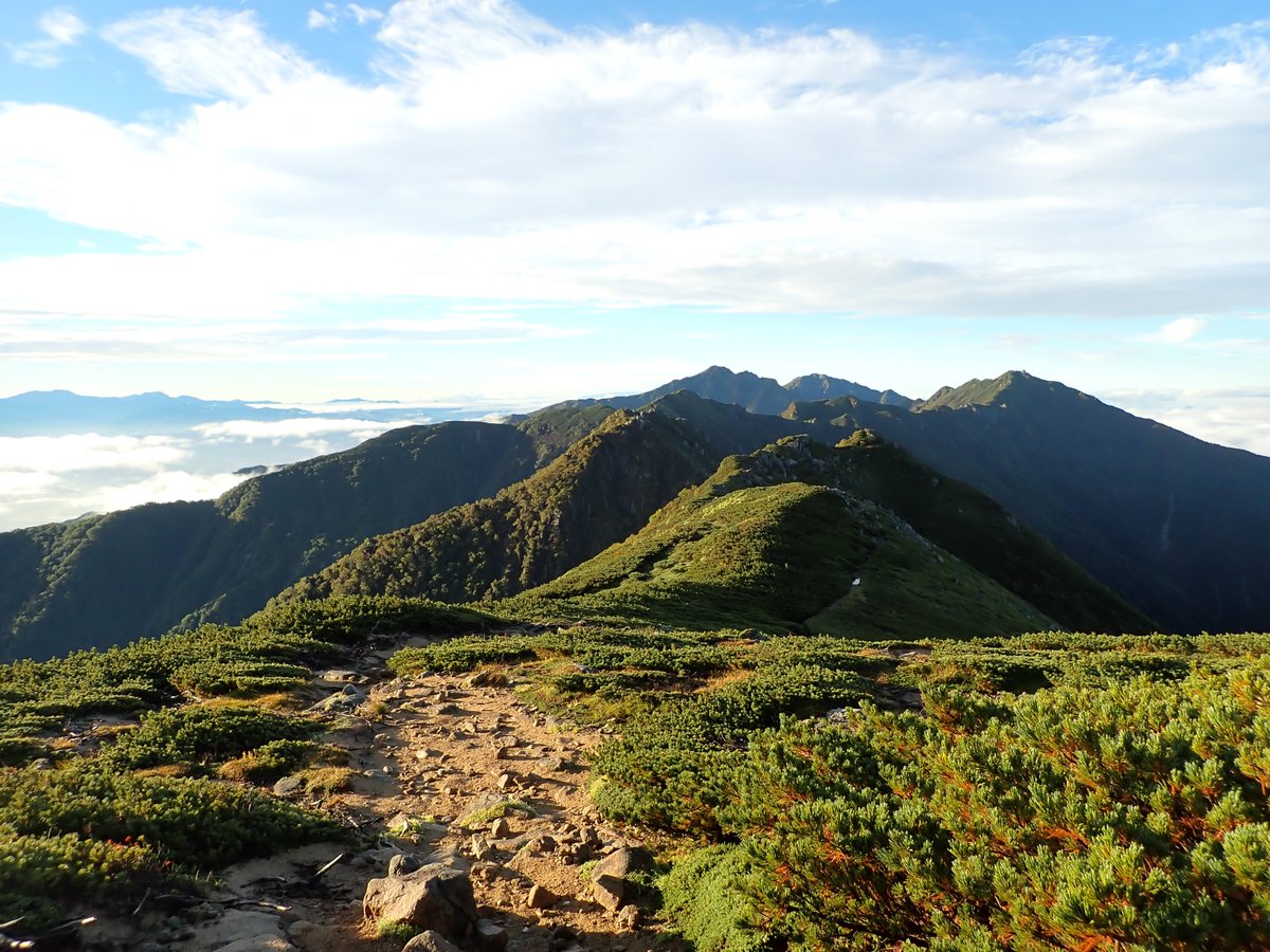 UT_Tusac's tweet photo. 【山行紹介】 9/8-19_南アルプス全山縦走
12日間かけて、かの有名な南アルプスを北から南まで縦走し通しました。最初から最後まで無補給を貫く、ハードで楽しい縦走です。
詳細はこちら→https://t.co/lQfm0i659F
#春から東大 #東大オリ2026 #登山 #TUSAC https://t.co/zjbc8mAHxb