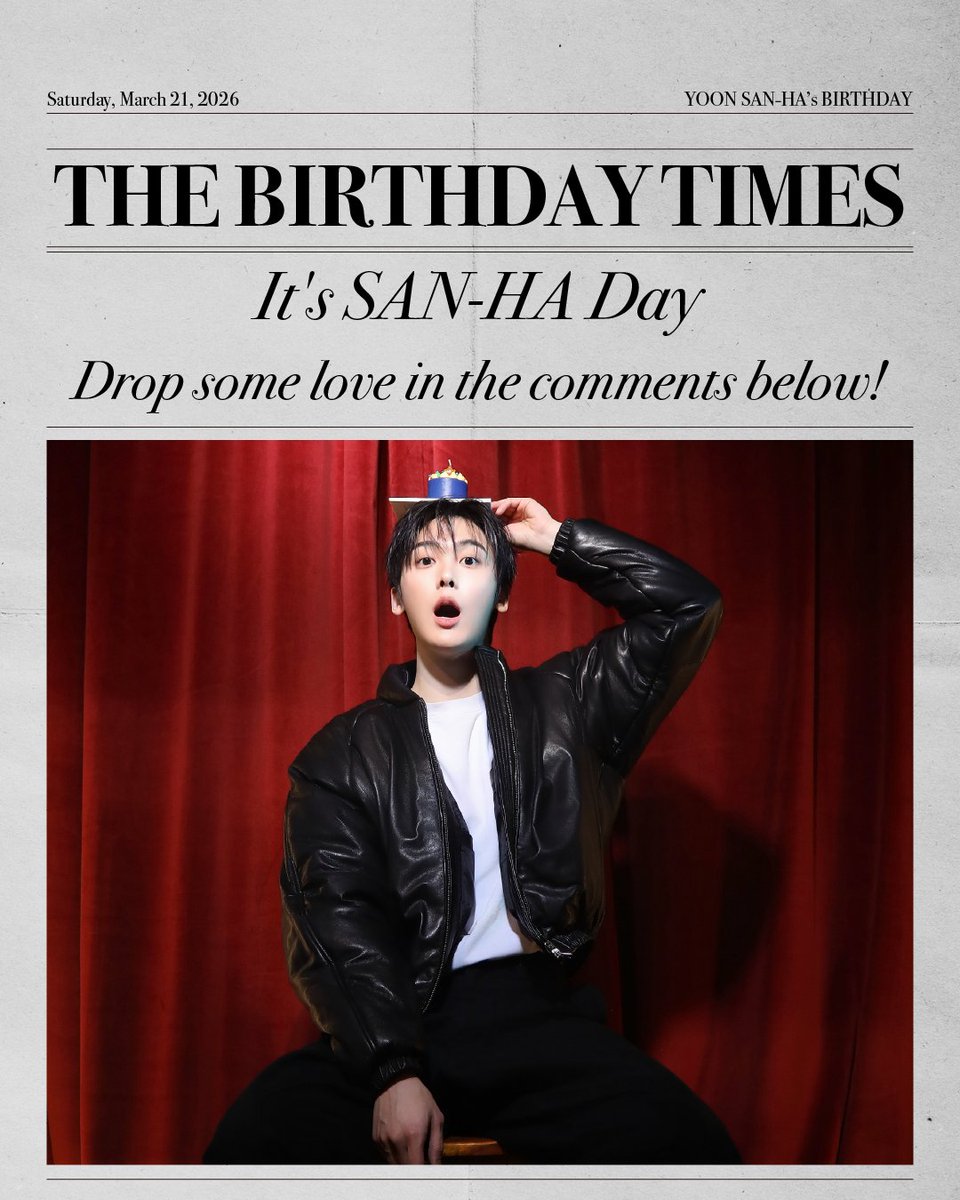 YOON SAN-HA OFFICIAL tweet media