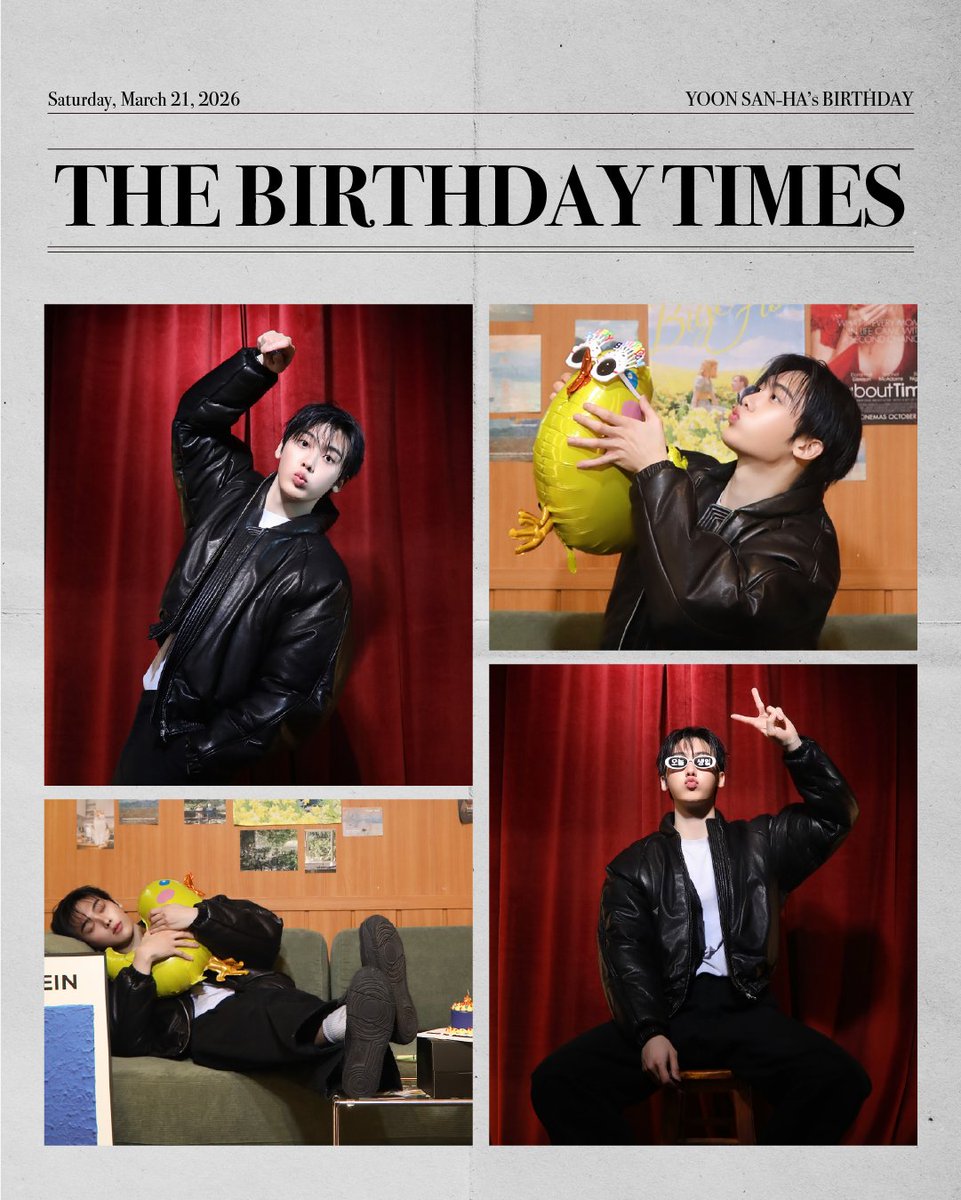 YOON SAN-HA OFFICIAL tweet media