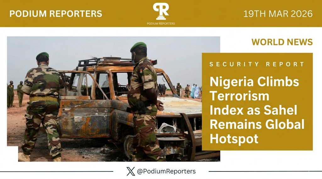 Podium Reporters tweet media