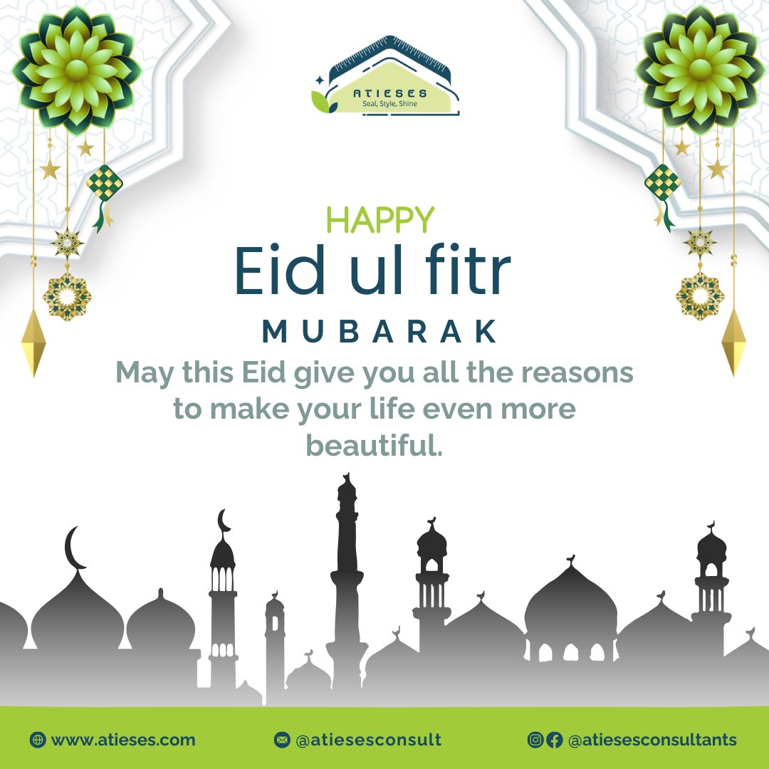 atiesesconsult's tweet photo. 🌙 Eid Mubarak from ATIESES!
Celebrate joy with a safe &amp; leak-proof home. 🏡💧
Say goodbye to seepage &amp; dampness this festive season.

🌐 Book your FREE inspection → https://t.co/6RfD4g21yp
📞 +91 9059639423

#EidMubarak, #EidUlFitr, #Waterproofing, #HomeProtection https://t.co/d1eGorDLbe