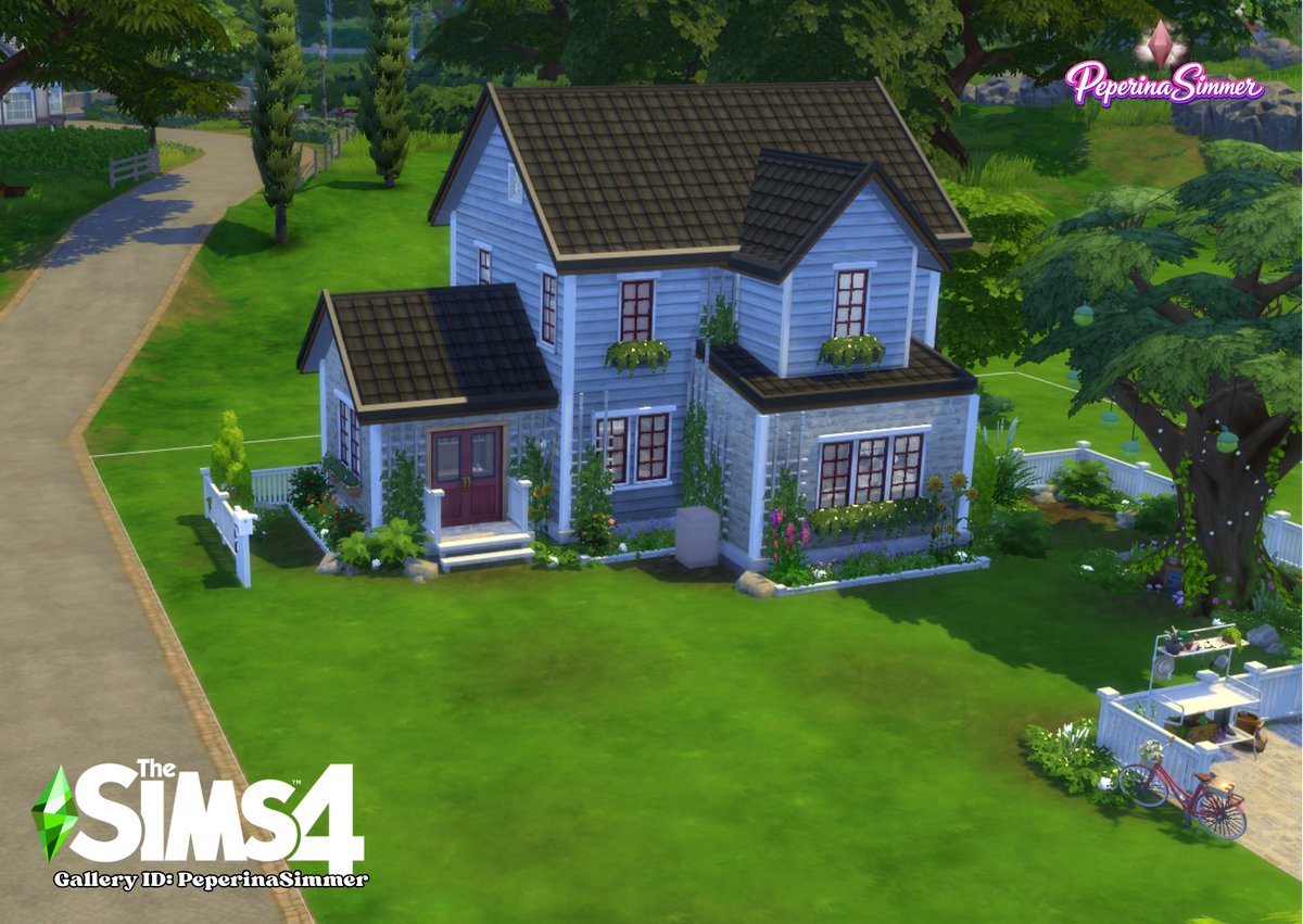 PeperinaSimmer's tweet photo. Subi a la Galeria esta Casita de Campo, Ideal para quienes quieren tener un club de Jardineria. 🌱🌼

🌻Nombre: Villa Verano
🌻Lote Residencial: 40x30
🌻§ 62.294
🌻Gallery ID: PeperinaSimmer

#TheSims #TheSims4 #ShowUsYourBuilds #SimsDesign #Sims4Builds #SimsPartner https://t.co/xo0um0DbNY