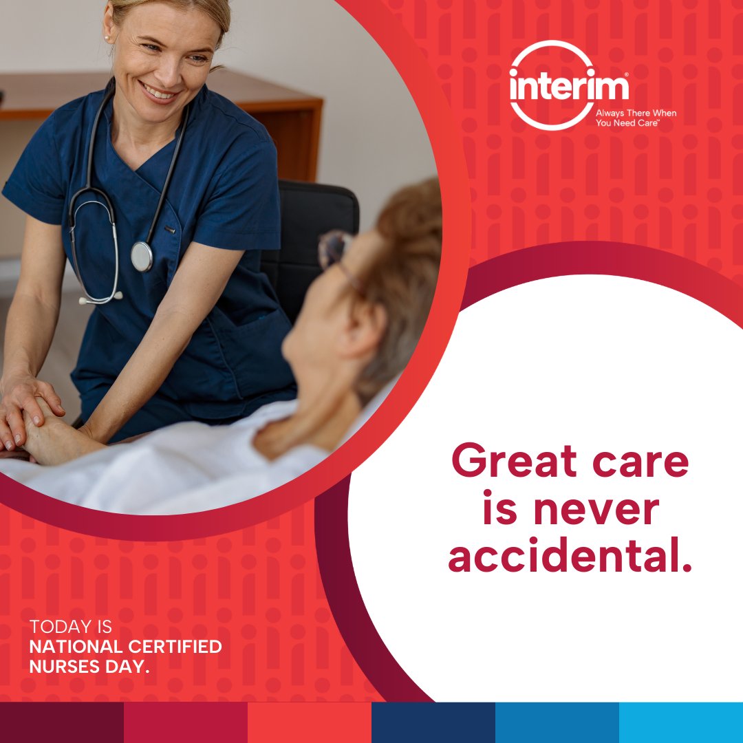 InterimReno's tweet image. Today we recognize the nurses behind the credentials and the dedication it takes to deliver thoughtful, high-quality care.

#Nationalnursesday #NursesDay #NursingLife #ThankYouNurses #CompassionInCare #QualityCare #DedicatedCare #NurseAppreciation #HealthcareWorkers #usa