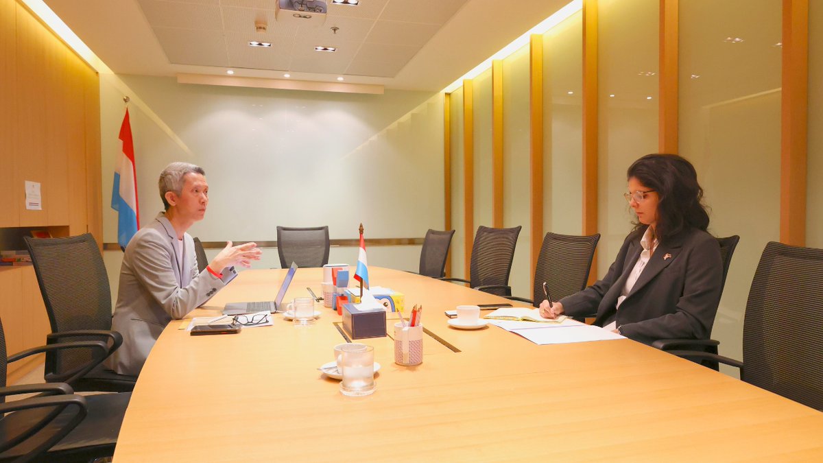 AhfThailand's tweet photo. 19 March 2026 #AHFThailand met with Mrs Cassandre Renevier, Deputy Head of Mission, Embassy of Luxembourg in Bangkok to present the 5 Key Asks in relation to Article 12 of the Pathogen Access and Benefit Sharing (PABS) Annex to the #WHO #PandemicAgreement.
.
#EmbassyOfLuxembourg https://t.co/kyQVhQx0VG