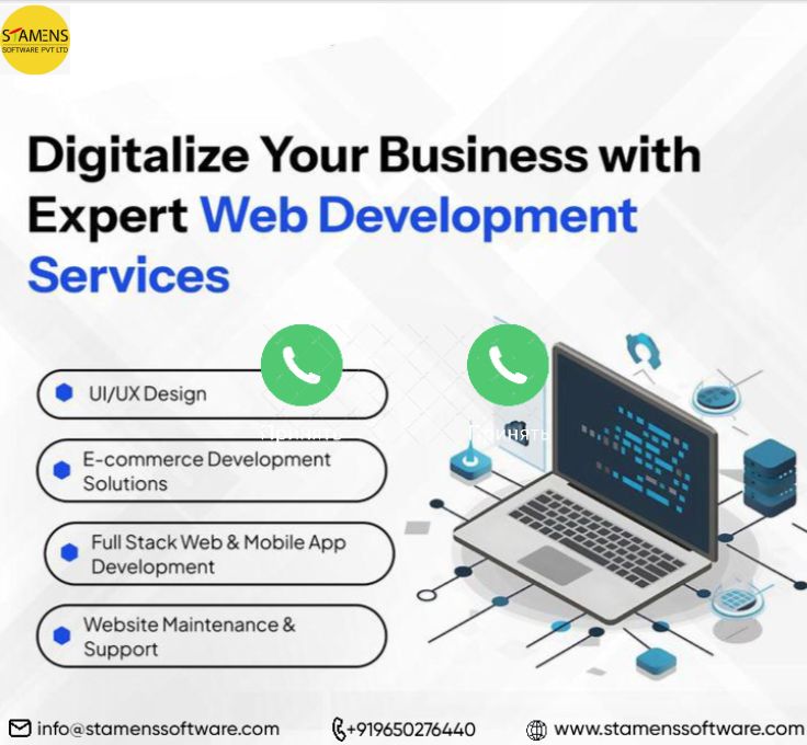 StamensSoftware's tweet photo. In today’s fast-paced digital world, your business needs more than just an online presence  it needs a powerful digital experience.

At Stamens Software Pvt. Ltd., we help you digitalize your business with expert web development solutions tailored to your goals. https://t.co/FM2hu8rON6