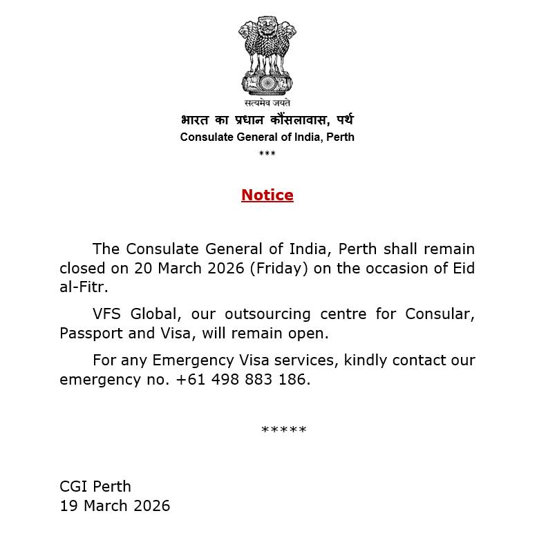 India in Perth tweet media