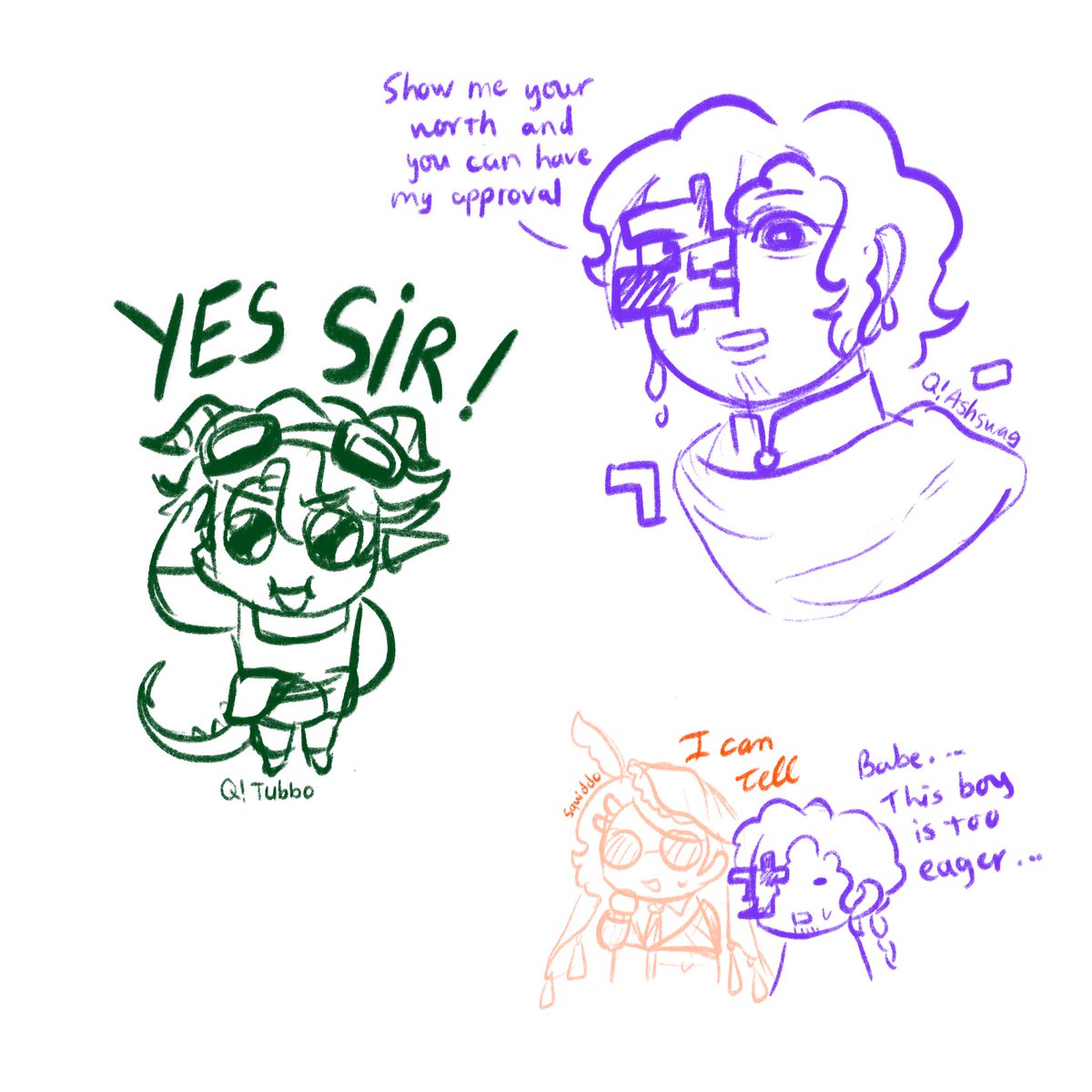 uy3nduck's tweet photo. GOOOO MY SERVANTDUO 
#QSMP2 #QSMPfanart https://t.co/utOUyOM4b3