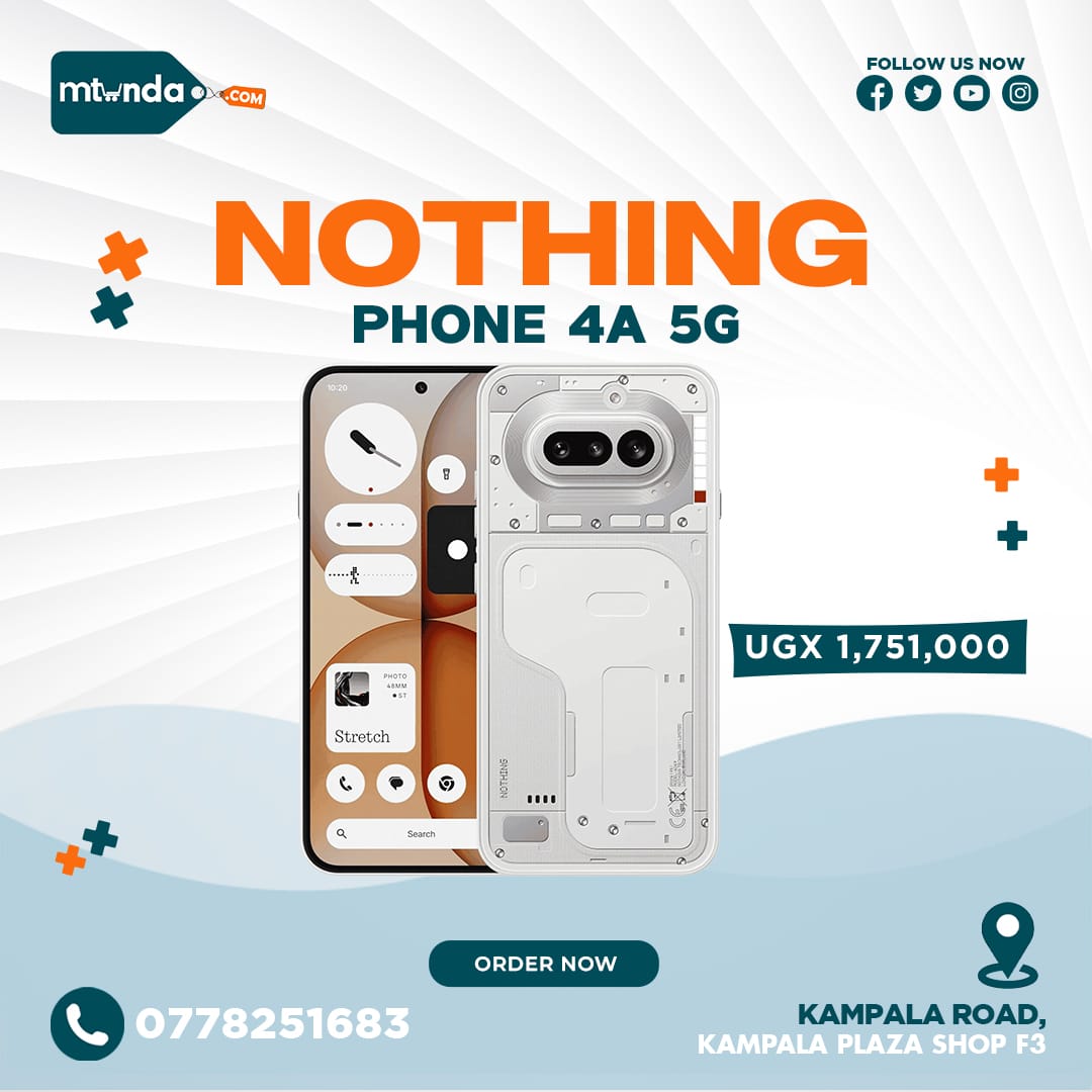 mtundaug's tweet photo. 🔥 BIG NEWS 💥! The Nothing Phone 4a has LANDED 🚀 at Mtunda Store Uganda! Sleek, powerful, and ready to level up your tech game 💻 #NothingPhone4a #NewArrival #MtundaStoreUganda https://t.co/B2devkOv23