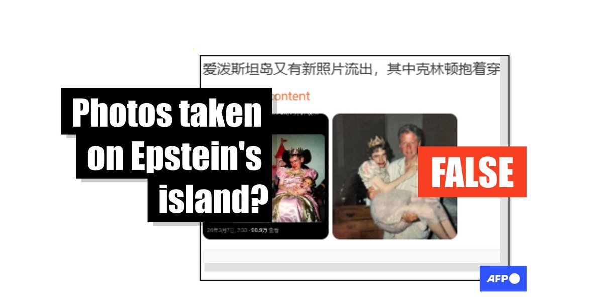 AFP Fact Check 🔎 tweet media