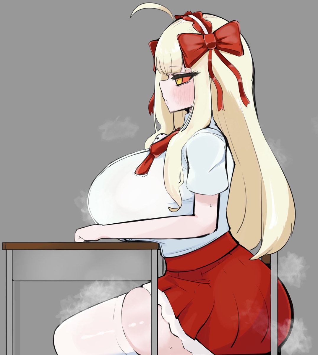 隣の席の色々でかい子 