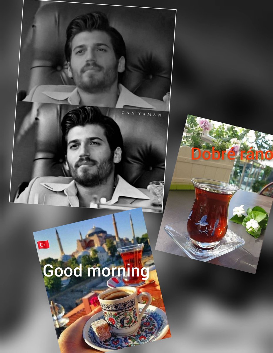 Dobré ráno ❤️😀 Good morning ☀️🌺 Günaydin Can 🌻🍀 Buongiorno ☕🌼 Bueno día 🌹🌿.
Hezký čtvrtek 😀🪻

#CanYaman 
#CzechFansCanYaman