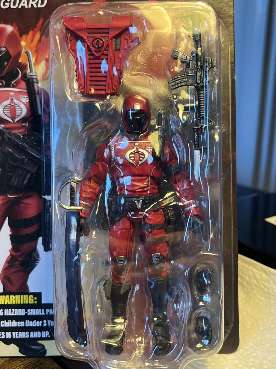 destrob89's tweet image. I thought I would try out one of these from Hiya. Looks pretty sharpe. 

#gijoe #gijoetoys #ToyCollection #YoJoe #retrotoys