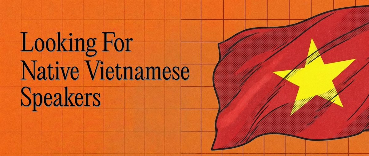 Native Vietnamese speakers 🇻🇳

We just launched a voice mission opportunity on the ORO Community Discord.  

Check out the announcements channel for more details!

discord.com/invite/joinoro