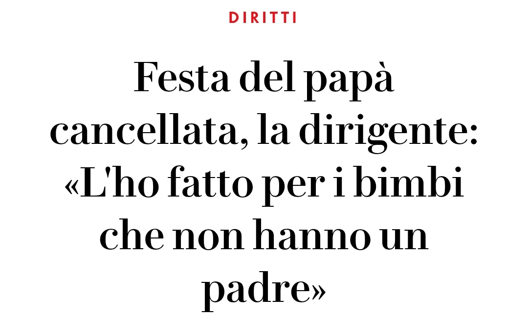 Questa di voler eliminare ogni differenza pur di essere inclusivi, è una malattia mentale del nuovo millennio che va estirpata