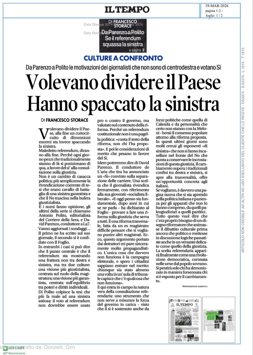 Francesco Storace tweet media