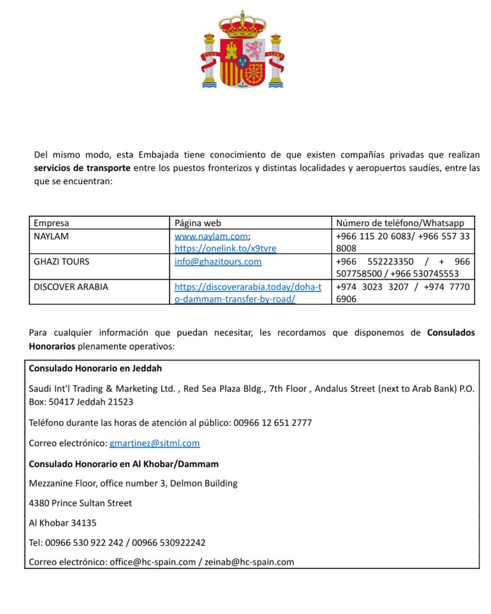 EmbEspaña en A.Saudí tweet media