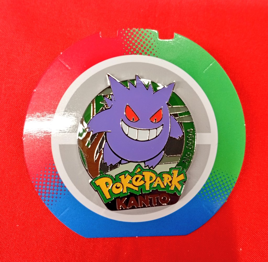 入荷情報】 Pokemon ポケモン ポケパークカントー ピンバッジ ゲンガー
