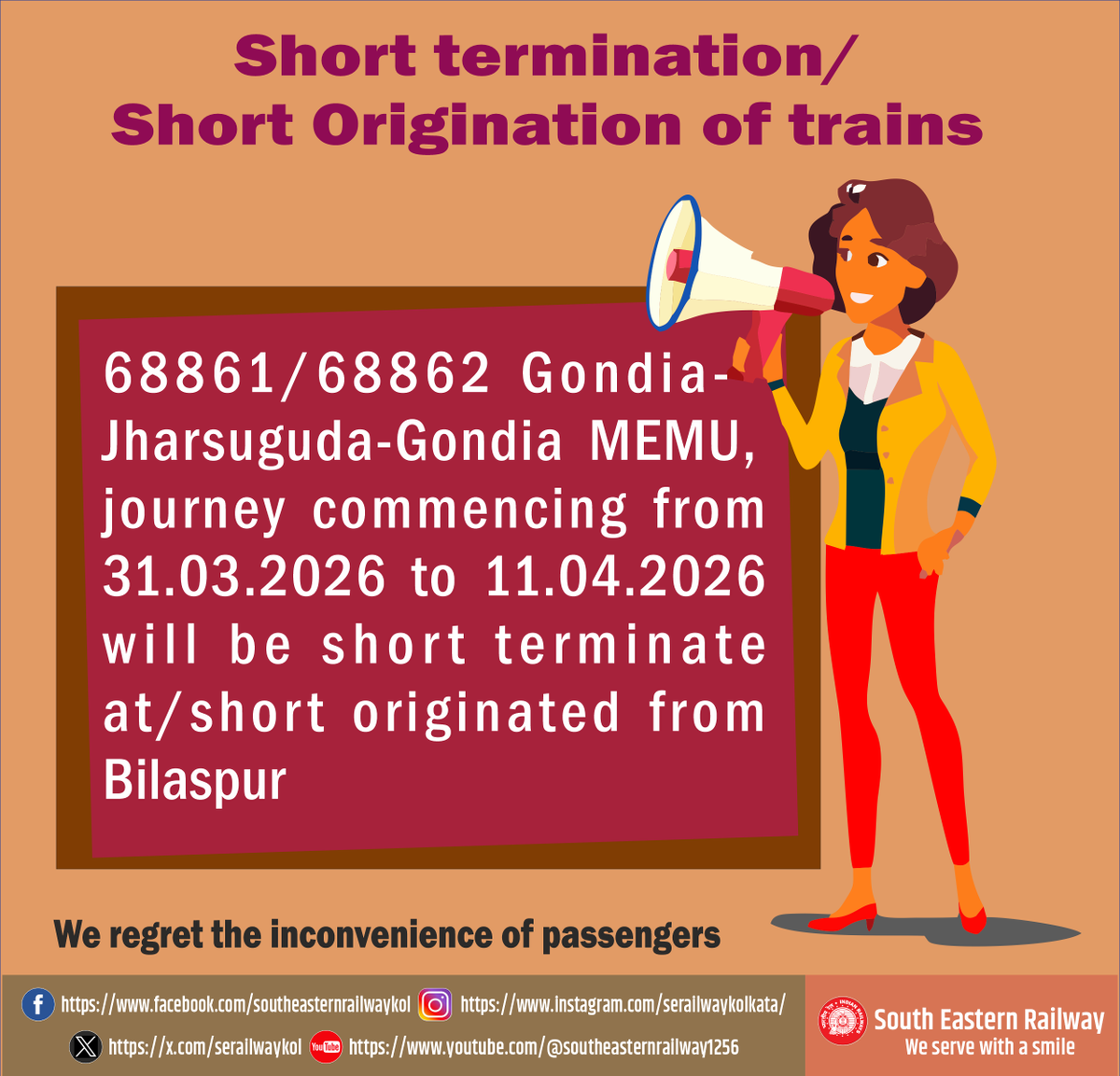 South Eastern Railway tweet media