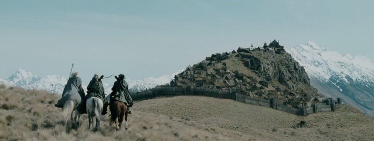 Discovered Middle Earth (Edoras) today. Mt Sunday, New Zealand