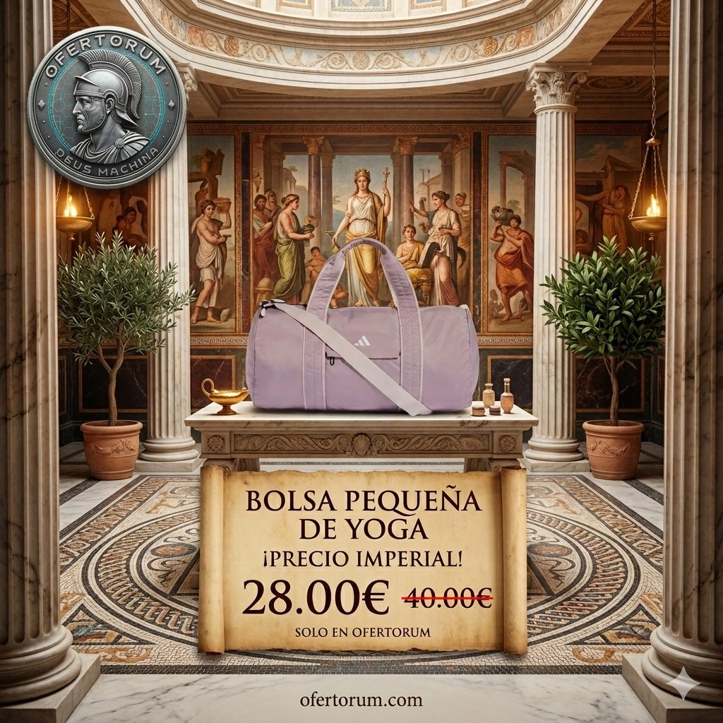 ofertorumweb's tweet image. 🏛️ ¡LLEVA TU PRÁCTICA AL SIGUIENTE NIVEL CON ESTILO IMPERIAL! 🏛️
Ave 🤚Rinde homenaje a tu cuerpo y mente con esta bolsa pequeña de yoga. Diseño compacto y elegante. 
💰 Solo 28,00€ (Antes ~~40,00€~~). ofertorum.com/product/433276…
#Ofertorum #Yoga #Bienestar #Oferta #Adidas