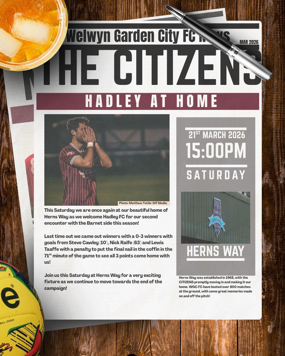 Welwyn Garden City FC tweet media