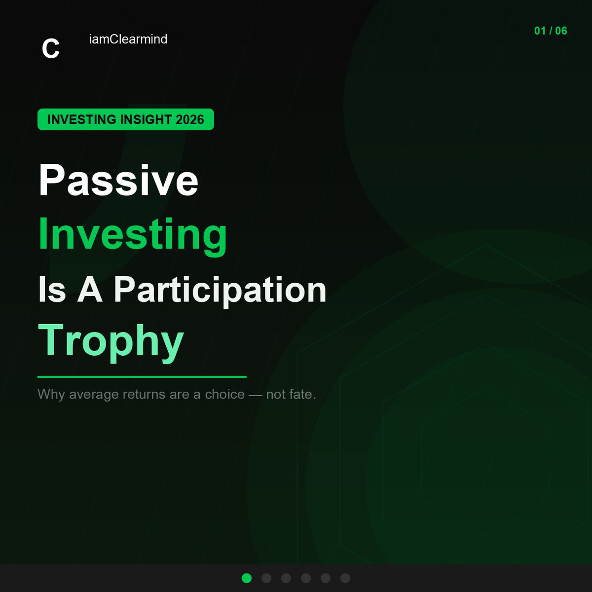 Clearmind : Invest Better in stock markets tweet media