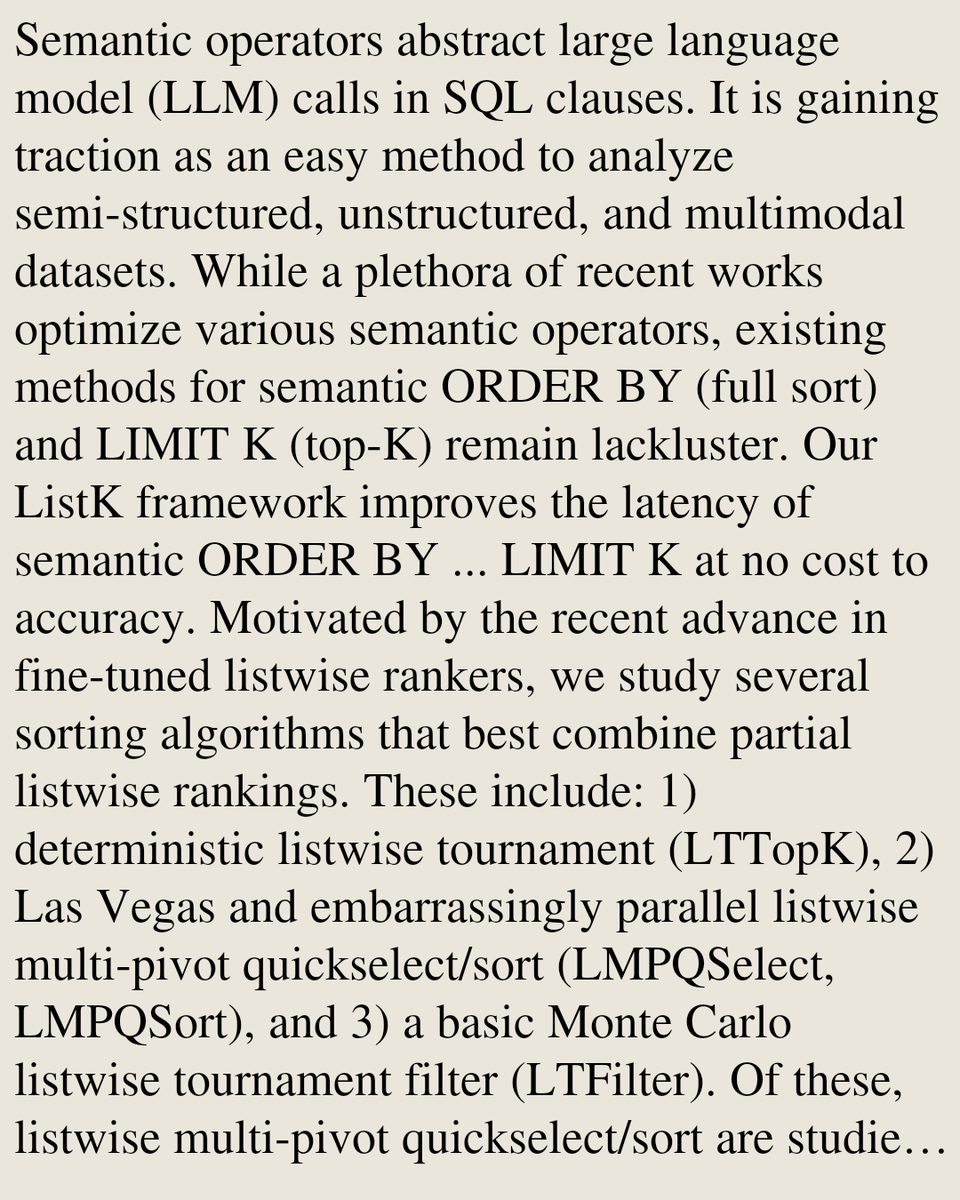 Databases Papers arXiv tweet media