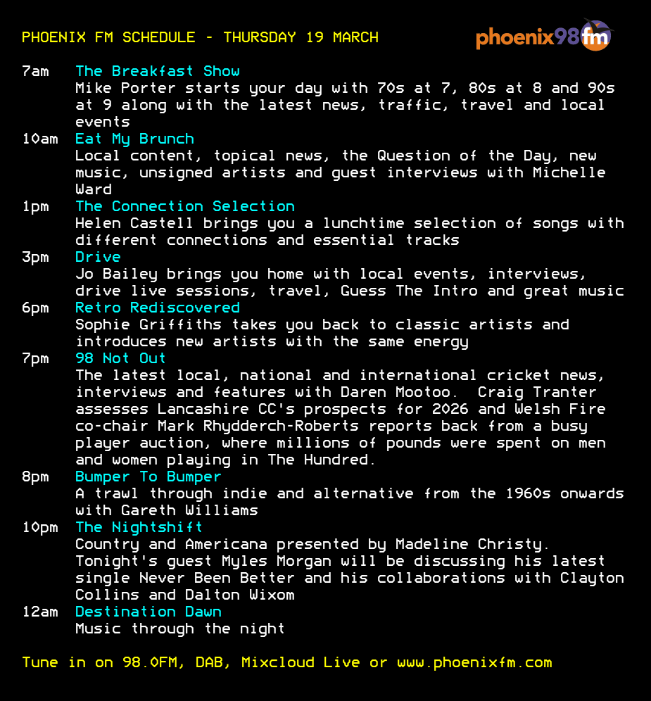 Phoenix FM (we're on 🦋) tweet media