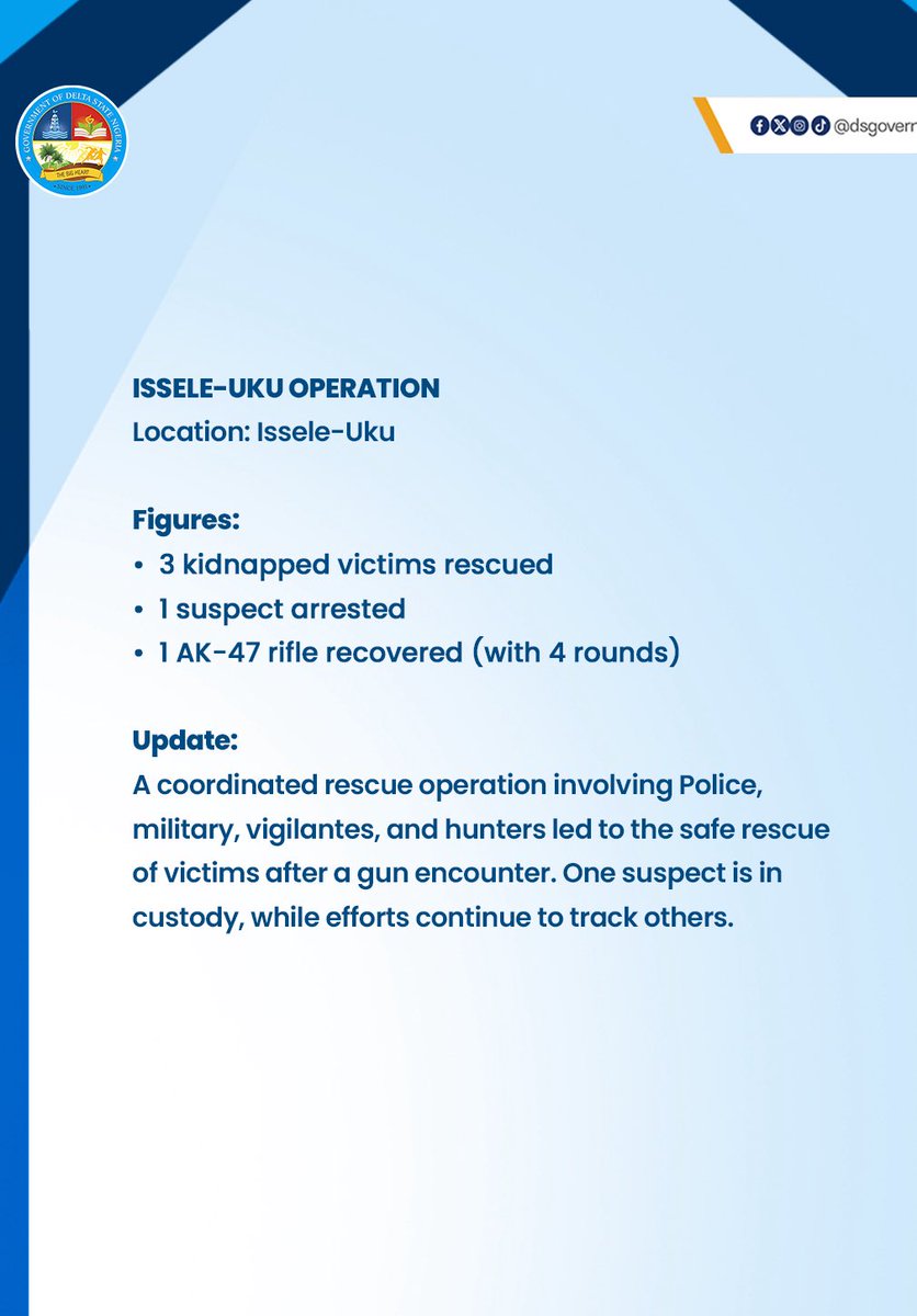 Delta State Government tweet media