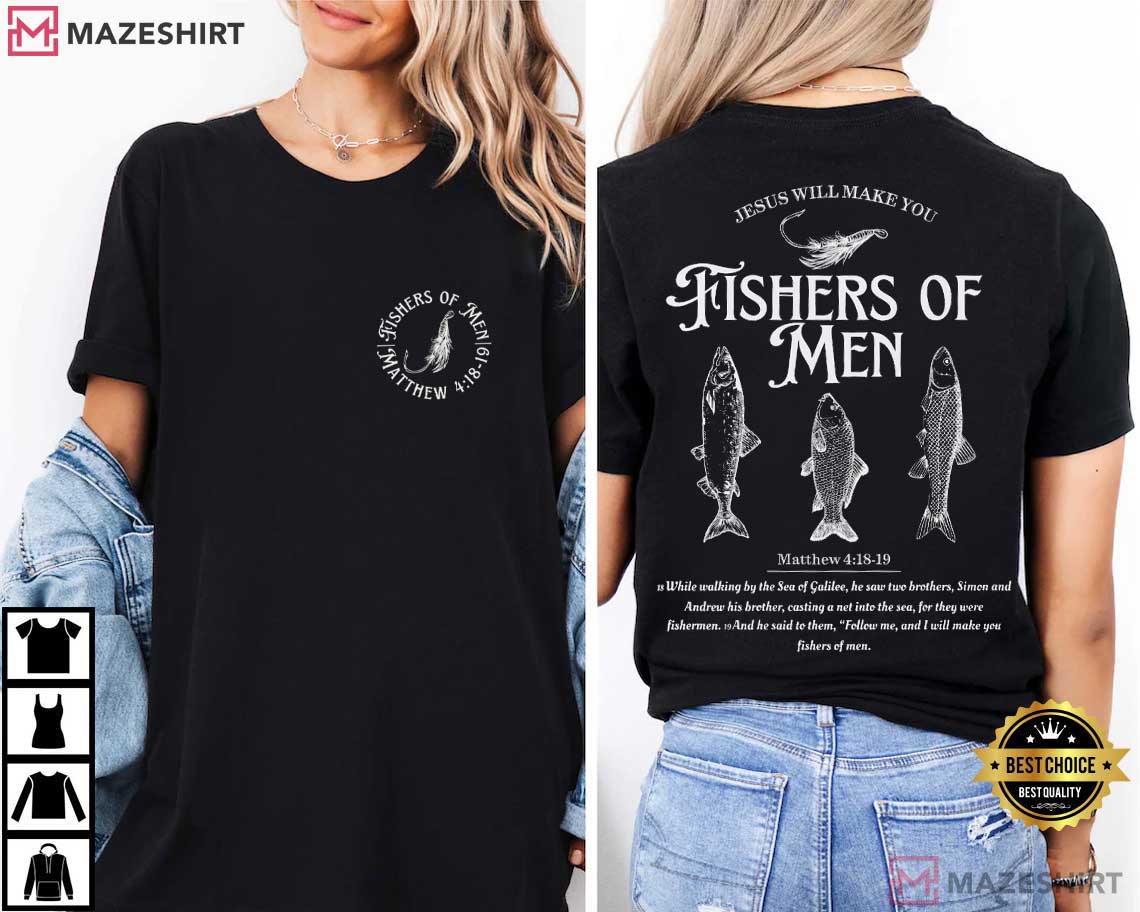 mydarkroom69's tweet image. Jesus Fishers Of Men Christian Bible Verse Matthew 419 T-Shirt #Jesus #FishersOfMen #Mazeshirt mazeshirt.com/product/jesus-…