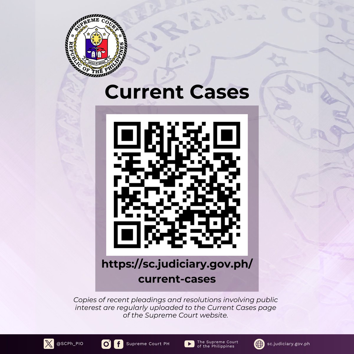 Philippine Supreme Court Public Information Office tweet media