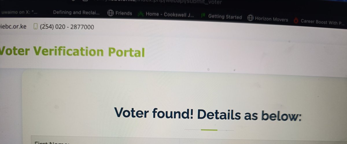 Yes. I am a Registered Voter. Sio kusema tu. Always ready to do the Work. 

Umechukua Kura? 

Please REGISTER TO VOTE. 

#TukoKadi
