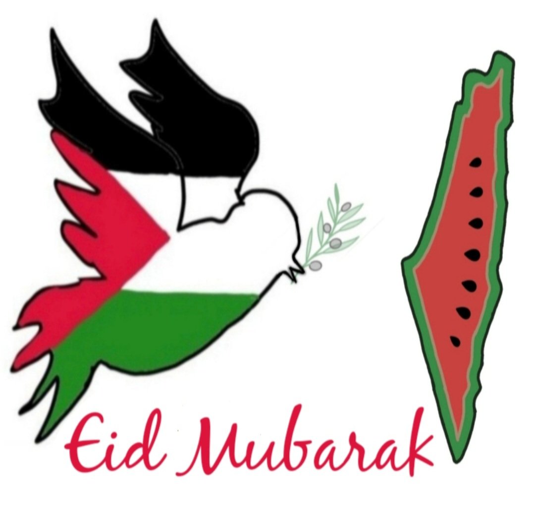 Eid mubarak and free Palestine