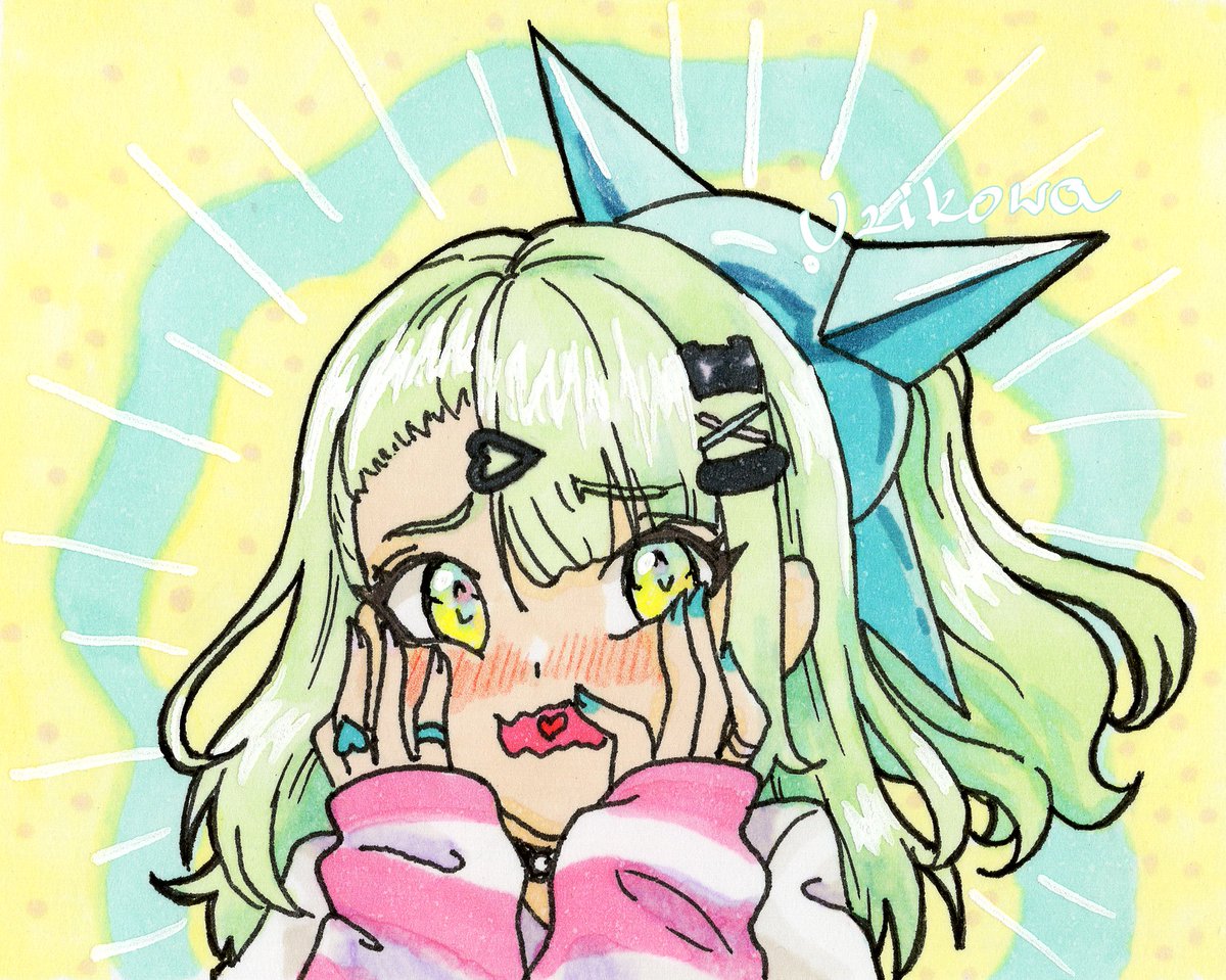 Uzikowa_'s tweet photo. Been playing around traditional media, time to use em tools to draw cool stuff.
Here's shy Sunna about to cry
#art #zzz #zenlesszonezero #traditionalart https://t.co/uQUMujUzRr
