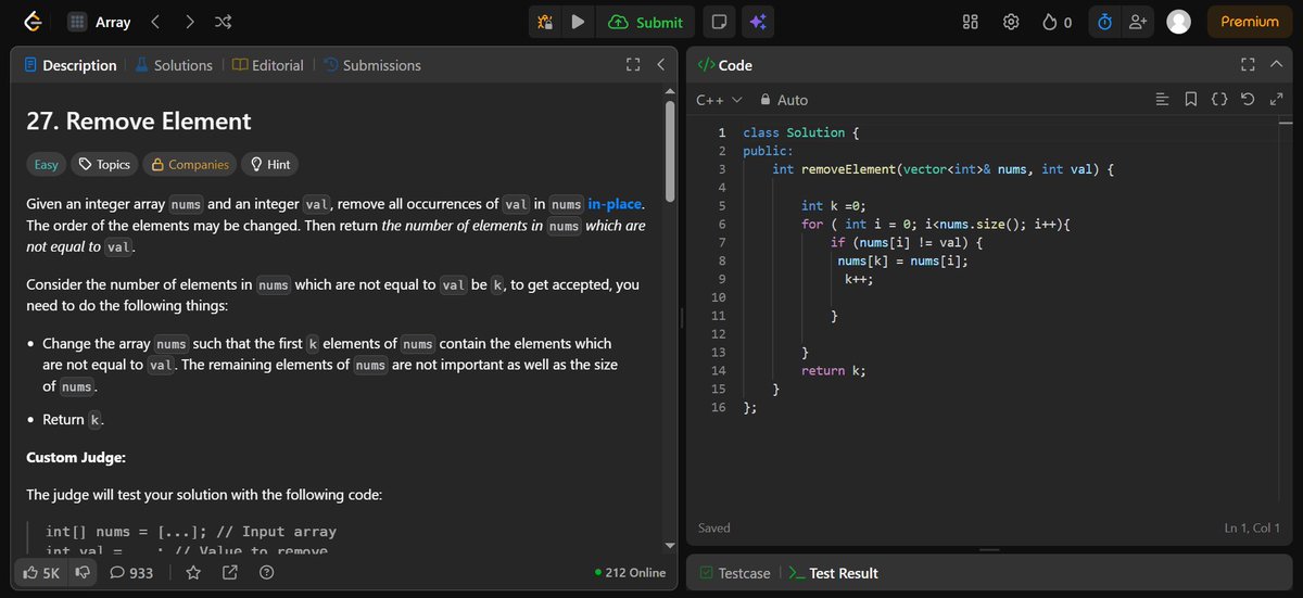 Khande98283Diya's tweet photo. Practiced today, improved today 💪
4 DSA problems done 🔥
Arrays getting stronger day by day 💪
#Discipline #DSAPractice #CodingLife #NeverStopLearning #GrowthMindse4 https://t.co/0CjWiyHkGq