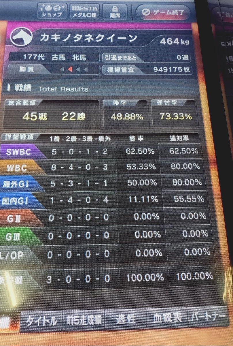 スタホと共に破産(xXカキタネXx厩舎) tweet media