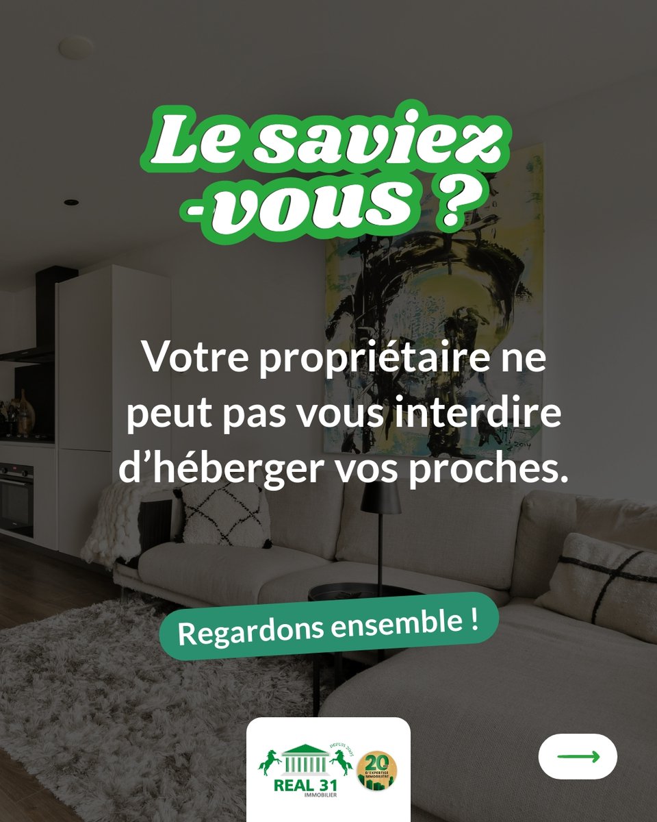 real31immo's tweet photo. Héberger un proche ou un conjoint : autorisé ou pas ? 🤔

On fait le point sur ce que dit la loi, vos droits et vos responsabilités pour éviter toute mauvaise surprise.💡

#location #hebergement #Immo #Immobilier #Achat #Vente #Location https://t.co/6E24dn8ZN3