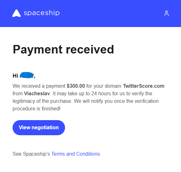 Domainer tweet media