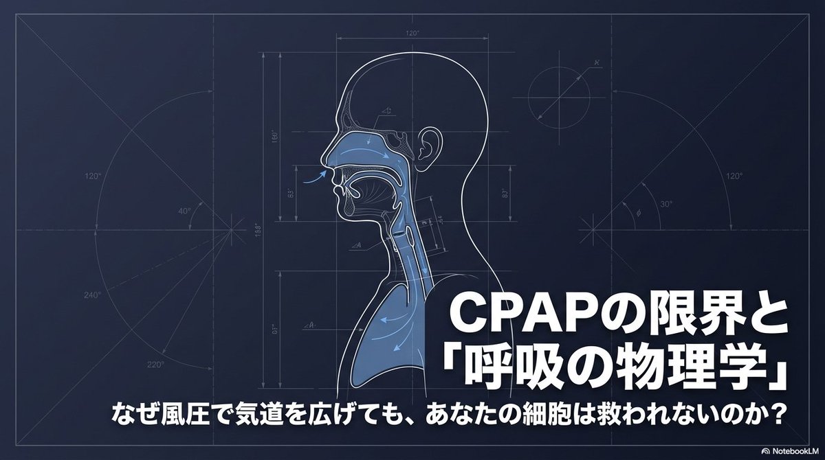 toratani_kokyu's tweet image. 「CPAPが苦しくて投げ出した」という方へ。 自分を責めないでください。4割の人がリタイアする現状、それはあなたの根性不足ではなく「装置が生理的に不自然」だからです。風圧で喉をこじ開ける前に、もっと根本的な「物理」の解決策があります。 #CPAP #無呼吸症候群 #睡眠