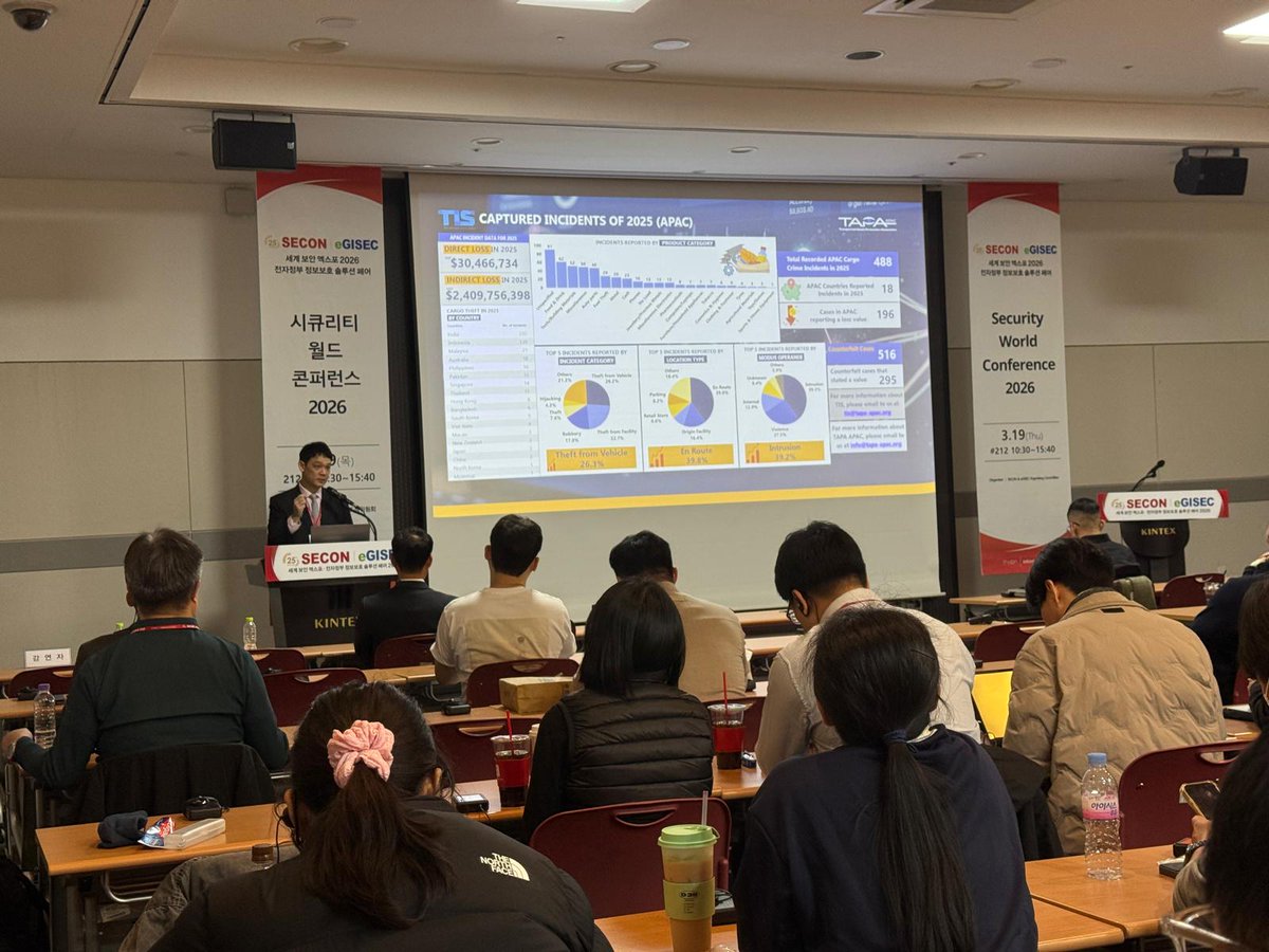 TAPA Transport Asset Protection Association tweet media