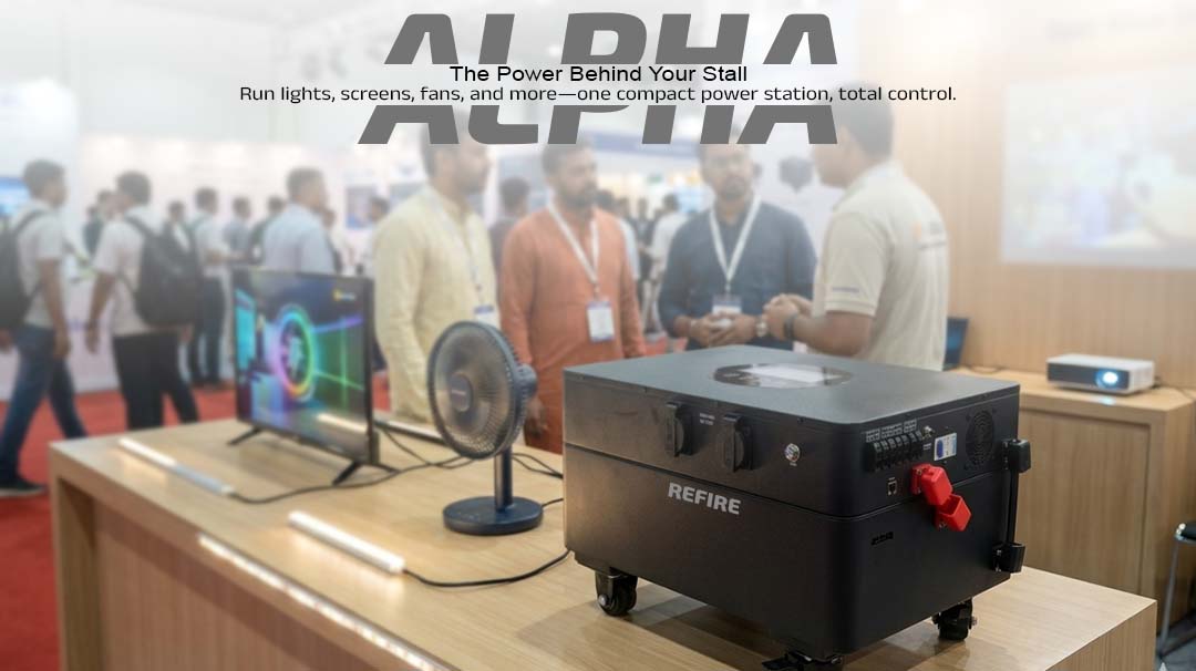IndiaRefir76885's tweet image. Power your presence with the Alpha 5000X.

From exhibition stalls to outdoor events, this compact power station gives you total control over your lights, screens, and fans. Reliable, portable, and built for performance.

#alpha5000x #refire #portablepower #powerstation