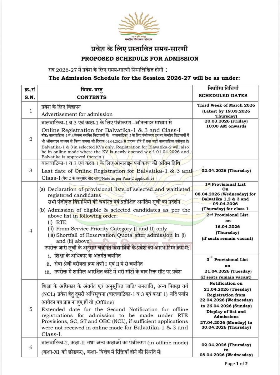 Kendriya Vidyalaya Sangathan Delhi Region tweet media