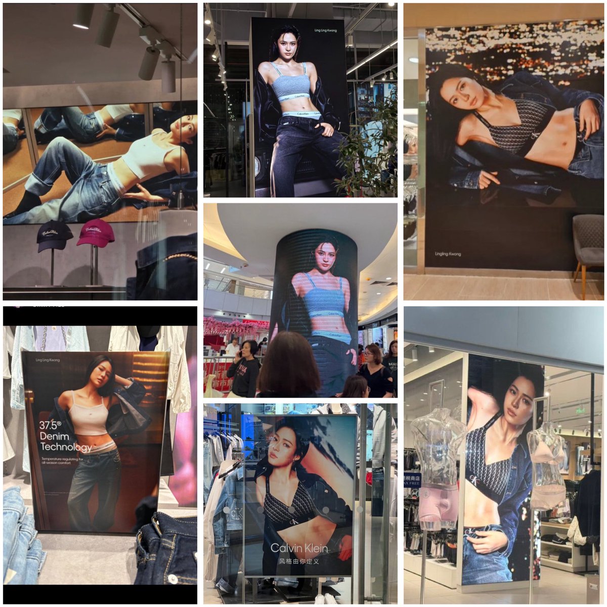 That’s why I’m very proud of you for representing Calvin Klein as the APAC face of this campaign. The billboards are displayed across stores in many countries, such as Vietnam, China, Thailand, Japan, Korea,.....

#หลิงหลิงคอง #linglingkwong
#linglingkwongxcalvinklein