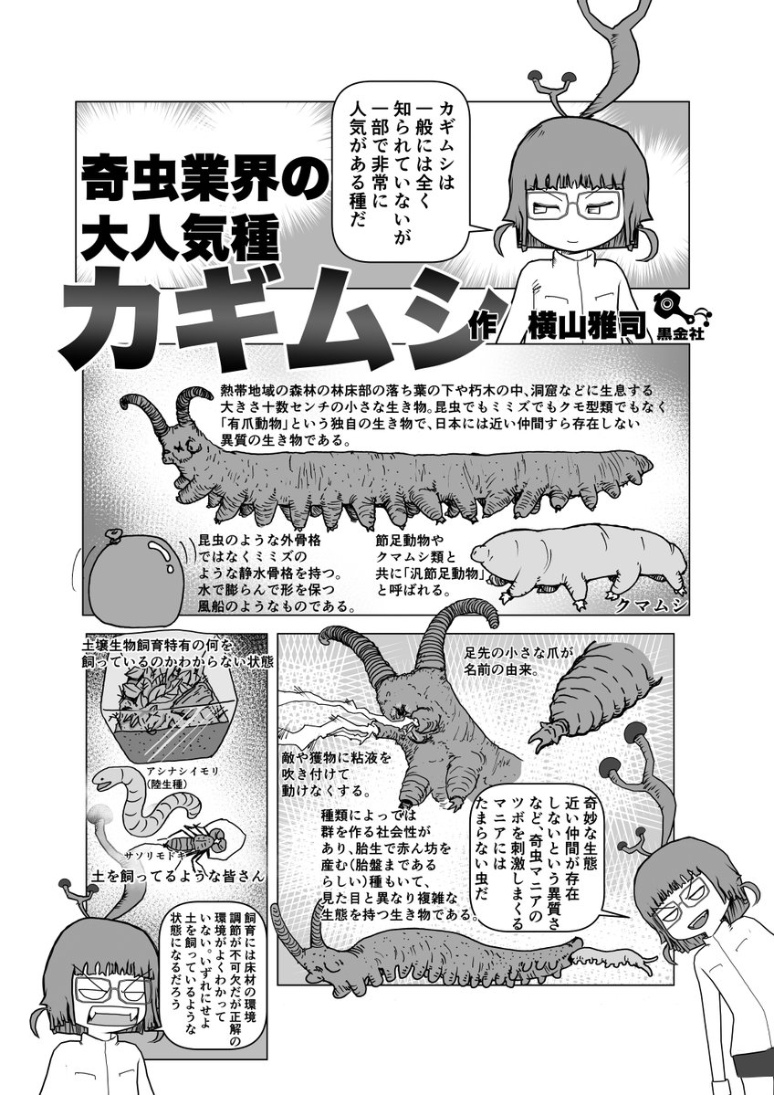 横山雅司/黒金社（マンガ「実は〇〇」な動物図鑑） tweet media